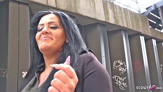 GERMAN SCOUT - Fat Teen Ashley Rough Fuck at Street Casting