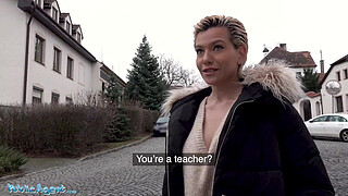 Public Agent Older woman with great tits and booty