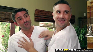 Brazzers - Dirty Masseur - My Two Fuck Boys scene starring Jewels Jade Keiran Lee and Toni Ribas