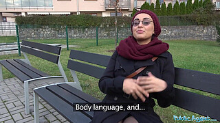 Public Agent Afghan cutie pays to fuck a big shaft