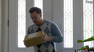 Latin housewife unexpectedly came over and busts guy with a huge shaft