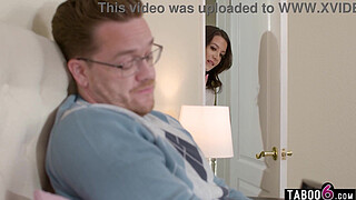 Latin housewife unexpectedly came over and busts guy with a huge shaft