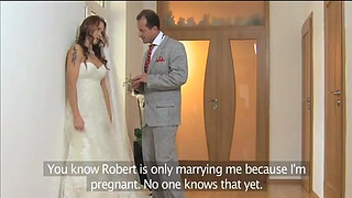 Wife to be get fucked at her wedding