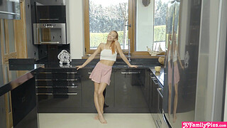 Fucked my petite latin teen stepsister with amazing tits