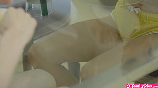 Fucked my petite latin teen stepsister with amazing tits