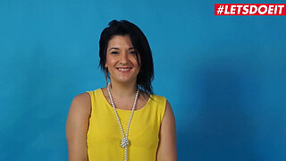 AMATEUR EURO - Busty MILF Goes Deep On Rough Anal