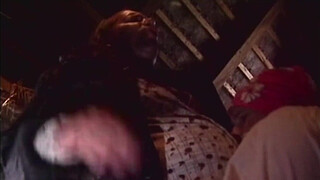 Retro mature hooker Olivia sucking a hard shaft and getting facialized