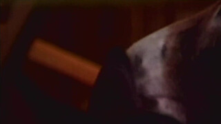 Retro mature hooker Olivia sucking a hard shaft and getting facialized