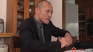 Japanese wife must repay her husband’s debt by fucking some mafia guys