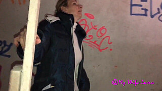 We take advantage of this abandoned house my dick is bursting suck it good