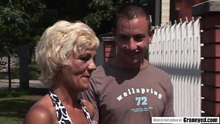 Old Drilled by Young Energetic Penis