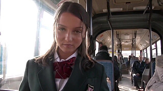 Nadia Creampied In Her Butt On Japanese Bus - Foxy Di