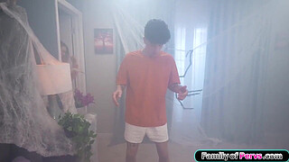 Wanna hear how I made my busty mature stepmom squirt?It started by accident when the smoke machine got out of control and she almost touched my cock