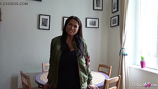 GERMAN SCOUT - MEGA TITS TEEN CHLOE TALK TO FUCK AT CASTING