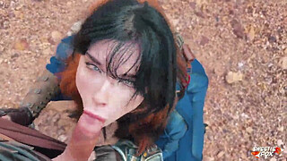 New Fallout Cosplay Porn Sweetie Fox - Sucked And Fucked For A Sip Of Water With A Stranger