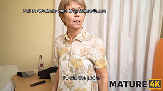 MATURE4K. Mature maid cant wait to be drilled by employer for good job