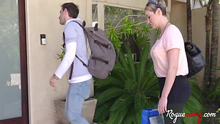 Step Mom Fucks Son & His Girlfriend