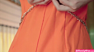 Young blonde step sister teens really dont want to be alone