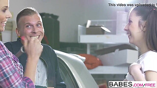 Babes - Step Mom Lessons - A Hands-On Lesson starring Mark and Simony Diamond and Rebecca Volpetti c