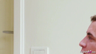 step Bro Seduce Step Sister to Thong to Side Sex when step Mom away