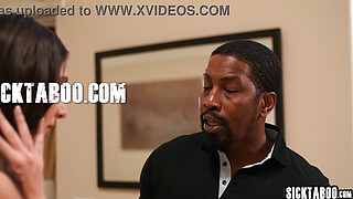 Sexy latin chick swalowed huge penis before hardcore fucking