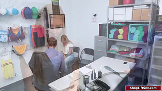 Stepmom and step by officer for stealing goods