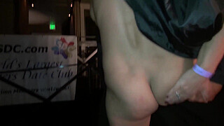 Ugly bitch fucked on the party