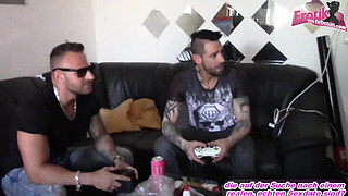 german friends make amateur groupsex swinger orgy at home