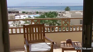 Step-sister fucked by brother after exercising