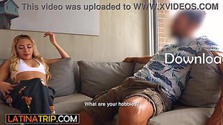 Sexy Latina girl gave a blowjob and hot teen enjoyed hardcore pussy fucking