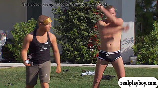 Swingers enjoyed playing outside mansion