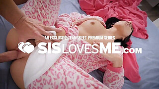 SisSwap - Hot College Besties Explore Their Sexuality When Their Stepbrothers Caught Them