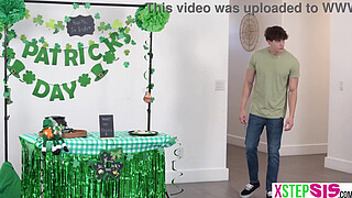 St Patty's day had my step sister set up a kissing booth and this happened