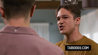 Curvy MILF Stepmom Fucks Stepson In Front Of Her Cuckold Boyfriend