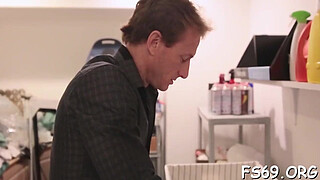 Mischievous legal age teenager receives banged hardcore