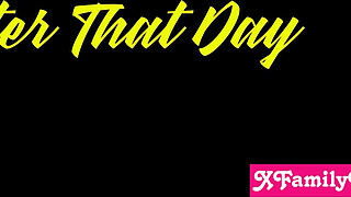 Stepsister kept trying on lingerie and it lead to a family taboo 4some