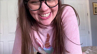 Nerdy Little StepSister Learns She Can Squirt