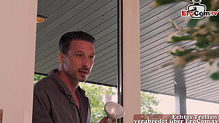 German Tattoo Mature milf fuck the housekeeper