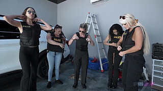 Lucky Dude Fucks 5 Hot Cop MILFS - Cory Chase Melanie Hicks and Amiee Cambridge