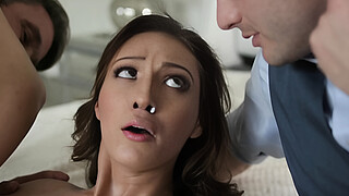 Bella's Husband Watches Her Deepthroat And Facial