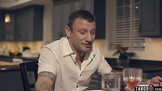 Older couple exchange to engage in group sex