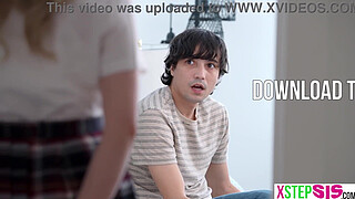 College teen step sister was a bitch and wants multiple creampie cumshots