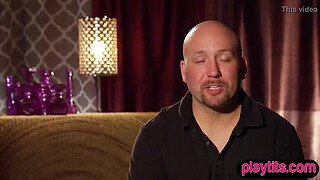 Real amateur couple test the limits at a swinger party