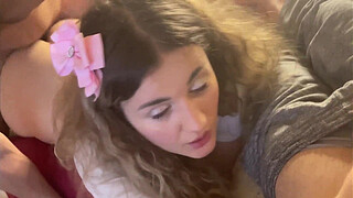 FUCKING OTHER MEN while i LOCK to my CUCKOLDING HUBBY and i do a HANDJOB to HIM!