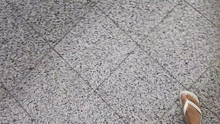 Exhibitionist cuckold's wife!