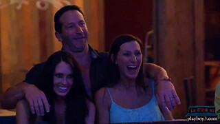 Swinger cowboy couple first time orgy with other couples