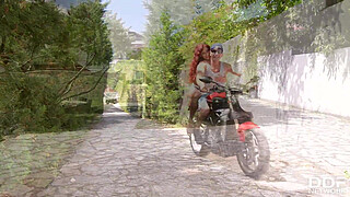 Teenage Hardcore in the outdoors shows Shona River suck and fuck dude's big shaft