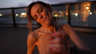 Cruise Ship BJ - Virgin Voyages Swingers Play on Balcony While in Port. FetSwing Kink Community Lifetsyle Sex In Public!