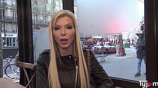 Barbie Sins fucks hardcore fucking with a hard shaft guy