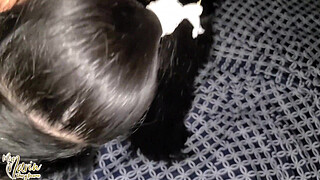 My husband takes me to a swinger club and they fuck me and give me his cum in my mouth